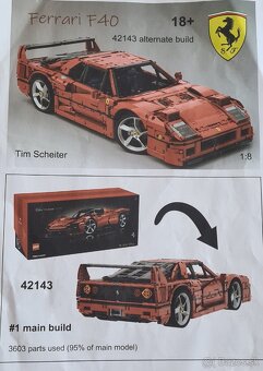 Non Lego F40 zo setu 42143 - 8