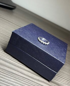 Elegantný prsteň z bieleho zlata s diamantmi 14 kt, 0.33 ct - 8