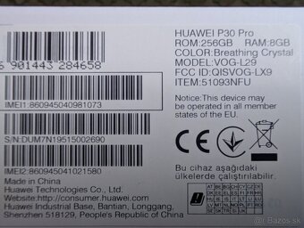 Huawei P30 Pro 256/8GB - 8
