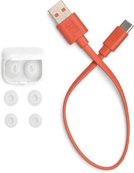 JBL Tune Flex 2 bezdrôtové slúchadlá biela/Bluetooth:5.3/48h - 8