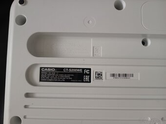 keyboard / elektronicke klavesy CASIO CT-S200WE biele - 8
