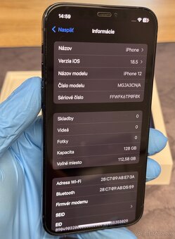 Apple iPhone 12 128 GB Blue / nová batéria - 8