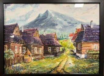 NOVÉ nádherné AKVARELOVÉ maľby - 8