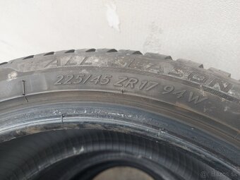 4ks 225/45 R17 94V - celoročné pneumatiky - 8