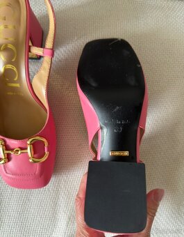 Nové kožené sandálky/topánky Gucci, veľ. 39 - 8