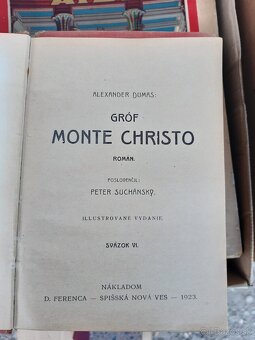 Stare knihy-vojna a mier, 3 musketieri, grof monte christo - 8