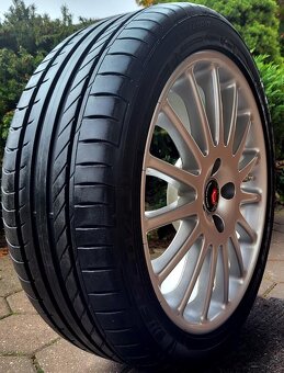 Alu R17 4x100 + letné pneu 215/45, Renault Kia - 8