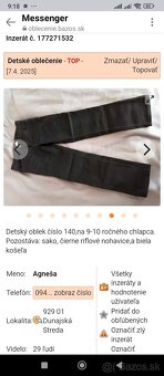 Sviatočné oblečenie pre chlapca 9-10 rokov - 8