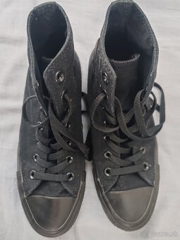Converse vysoké čierne - 8