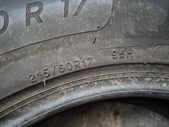 215/60 r17 letné 4 ks MICHELIN dezén 6,2 - 5,8 mm DOT2020 - 8