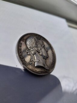 AR strieborná Medaila 1846 Vybudovanie fontány Schwanthaler - 8