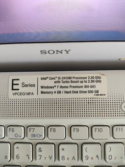 Notebook Sony Vaio i5/4Gb/500 Gb HDD - 8