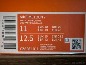 Nike Metcon 7 Grey EU45/UK10/US11 - 8