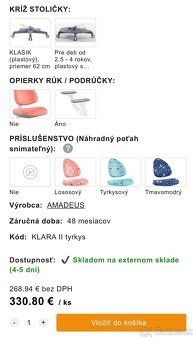 Rastúca stolička detská - 8