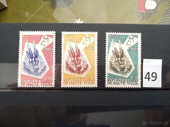 Poštové známky č.582 - AFRICKÉ ŠTÁTY III. - 20 ks sérií - 8