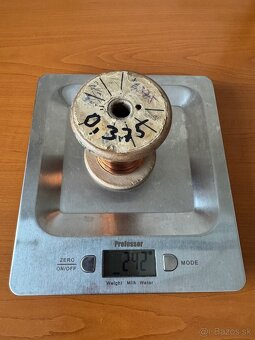 Medený drôt – rôzne priemery (0,12 až 1,8 mm) - 8