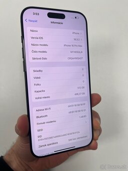 iPhone 16 Pro Max 512GB - 8