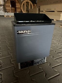 Kvadratická sauna z termodreva / smrek - 8