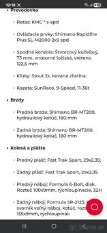 Predám alebo vymením Horsky bycikel Specialized - 8