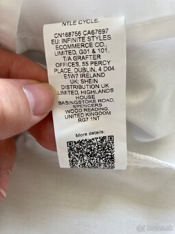 Cropp biela košeľa L - 8