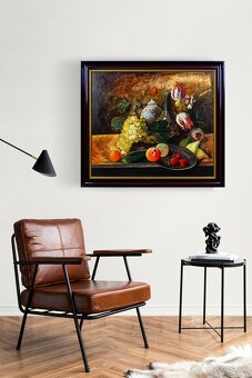 Zátišie I. , G.Siczawiňski, olej na plátne, 850× 750 mm - 8