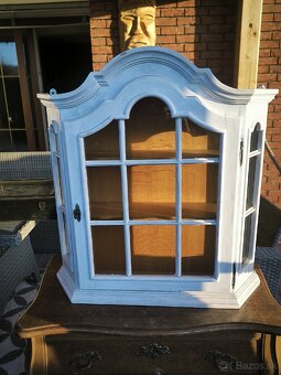 Nástenné vitríny v rustikálnom štýle – 2 ks - 8