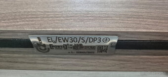 Protipoziarne vchodove dvere, sirka 95cm (lave) a 85cm (prav - 8