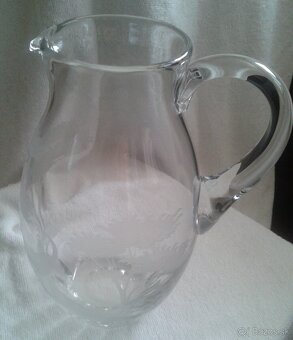 Džbán a karafa fľaša sklo, poľovník - 8