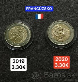 Francúzko - pamätné dvojeurové mince - 8