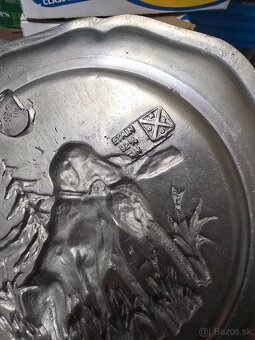 Starožitné taniere a popolnik - 8