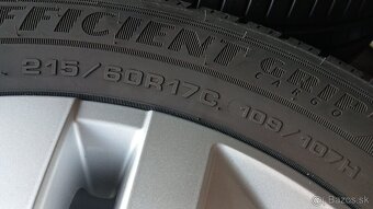 Predám jazdené letné pneumatiky GOODYEAR 215/60 r17 C. - 8