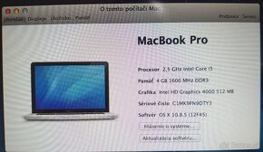 Apple MacBook Pro i5, 13", A1278 (EMC 2554), 8GB RAM - 8