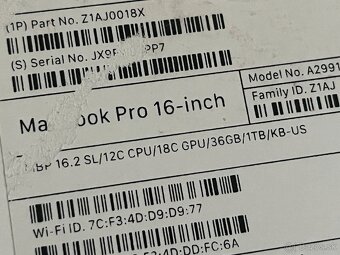 MacBook Pro 16" M3 Pro 36GB RAM 1TB SSD v zaruke - 8