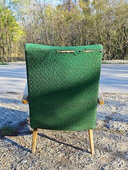 Retro kreslo TON Jaroslav Šmídek (štýl Halabala) - 8