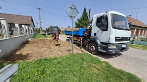 Autodoprava nákladnými autami/ Zemné práce s bagrom - 8