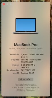 Macbook Pro 13” 2019 - 8