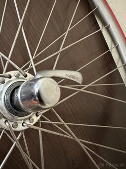 Shimano 600 TRICOLOUR / Bayer set kolies 28 - 8