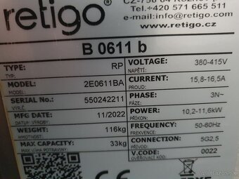 Konvektomat Retigo Blue Vision 611B - 8