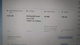 Apacer Extensa 5630, 4GB RAM, 320GB HDD, 15,6" display - 8