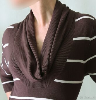 Pohodlné úpletové šaty Yessica XL-XXL - 8