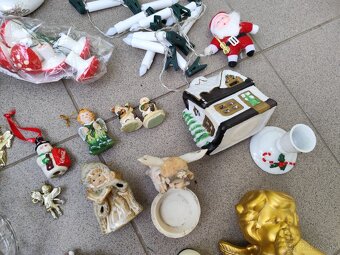 Predám týchto 33 ks Vianočných dekorácií. CENA ZA VŠETKO: 14 - 8