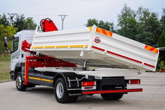 TROJSTRANNÝ SKLÁPAČ + HYDRAULICKÁ RUKA MERCEDES ATEGO 1218 - 8