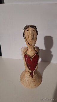 Tri anjelské figúrky + krížik ako darček - 8