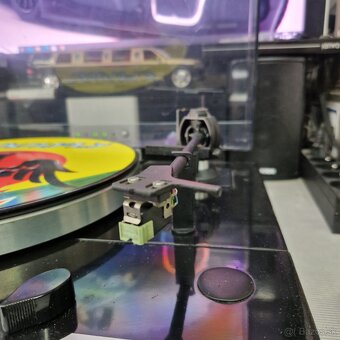 THORENS TD-318...Auto Stop , Shure , čierný klavírny lak.... - 8