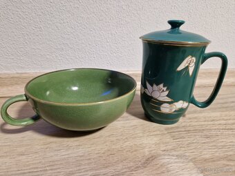 Predám porcelánové šálky, mliečnik, sošku - 8