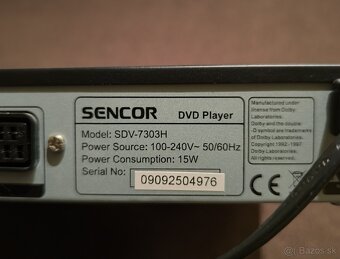 SENCOR DVD prehrávač SDV-7303H - 8