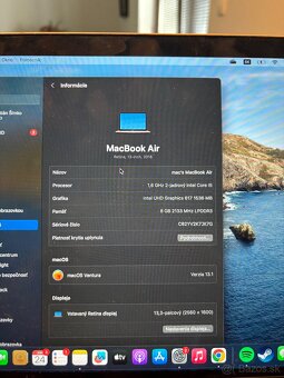 Macbook air 13,3” 2018 - 8