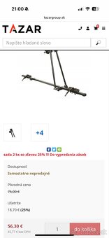 Strešný nosič NORDRIVE s nosičom na bicykel - 8