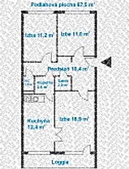 Slnečný 3 - izbový byt - Sídlisko Nad Janzerom - 8