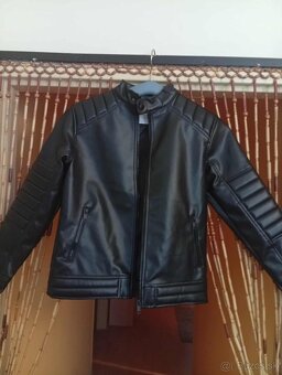 Krásna detská kož.bunda- pre chlapca - 8